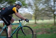 road cyclist in London park